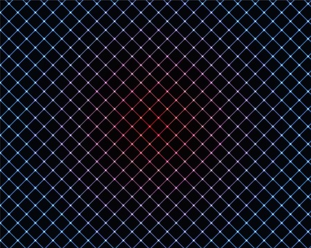 Colourful  squares on a black backgroundのイラスト素材