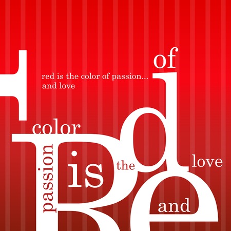 Fashion background. White letters on a red backgroundのイラスト素材