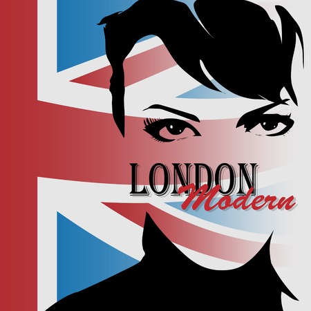 London vintage grunge poster, vector illustrationのイラスト素材