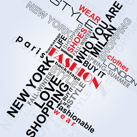 STYLE word cloud concept. Vector illustrationのイラスト素材