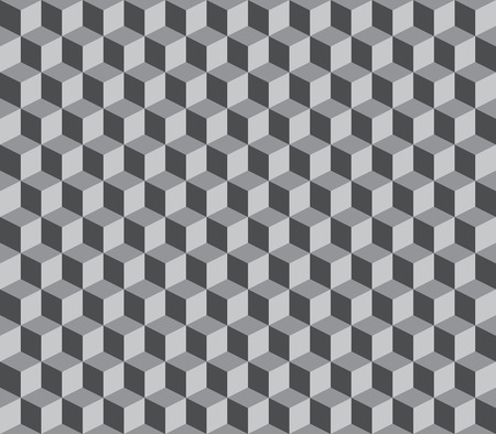 Abstract vector cube and squares repeatable backgroundのイラスト素材