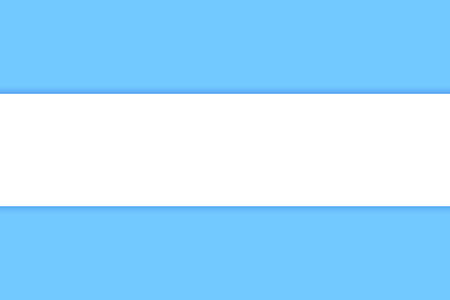 White Banner On A Blue Background Postcard For Your Title And