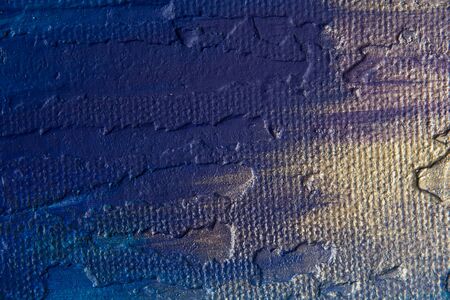 acrylic textural painting on canvas. bright colors. handwork. using gold paint. colorful background and textureの写真素材