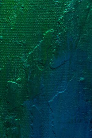 acrylic textural painting on canvas. bright colors. handwork. using gold paint. colorful background and textureの写真素材