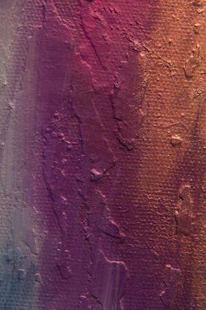 acrylic textural painting on canvas. bright colors. handwork. using gold paint. colorful background and textureの写真素材