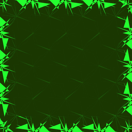 Frame template in green colorのイラスト素材