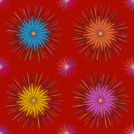 Vector seamless patternのイラスト素材