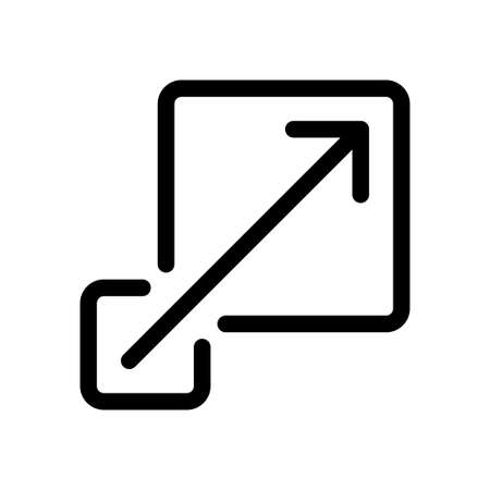 Scalability icon in flat style. Scalable symbolのイラスト素材