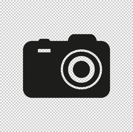 camera  - black vector iconのイラスト素材