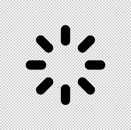 Loading  - black vector iconのイラスト素材
