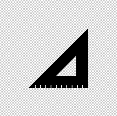ruler instruments -  black vector iconのイラスト素材