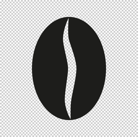 coffee beans  - black vector iconのイラスト素材