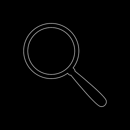 Search  - white vector iconのイラスト素材
