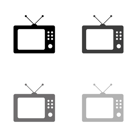 TV iconのイラスト素材