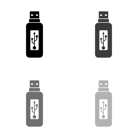 usb flash drive iconのイラスト素材