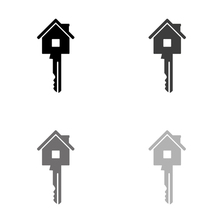 &#xA;Key - black vector iconのイラスト素材