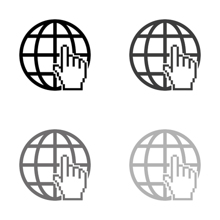 Internet iconのイラスト素材