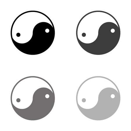 Yin yang symbolのイラスト素材