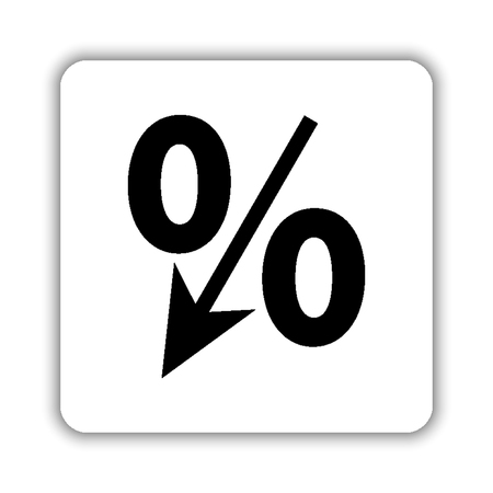 &#xA;percent - black vector iconのイラスト素材