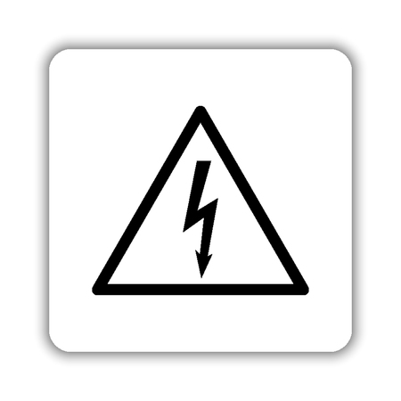 &#xA;dangerous - black vector iconのイラスト素材