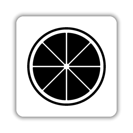 &#xA;lemon - black vector iconのイラスト素材