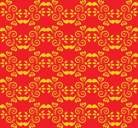 Seamless floral  pattern. fabric texture, background floral wallpaper  vectorのイラスト素材