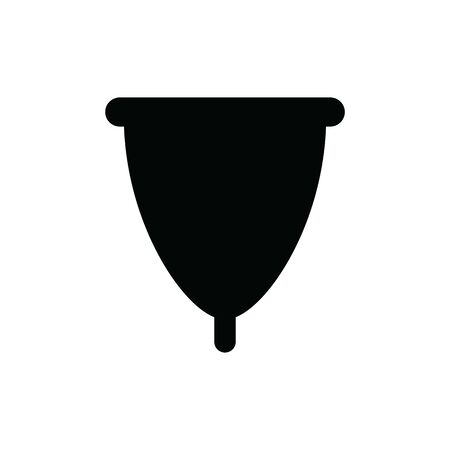 menstrual cup icon. woman vector illustrationのイラスト素材