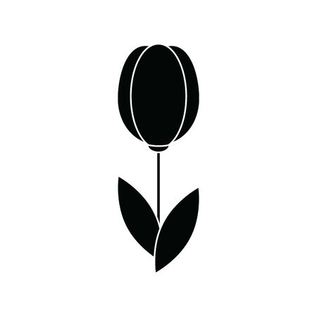 flower icon tulip sign vectorのイラスト素材