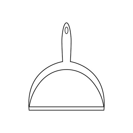 Dust pan icon vector signのイラスト素材