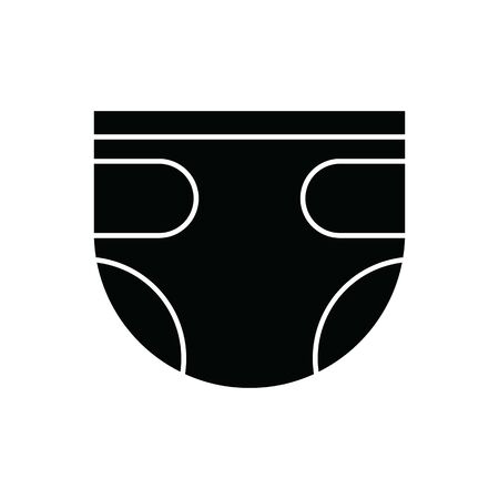 baby diaper icon, vector nappy  sign.のイラスト素材