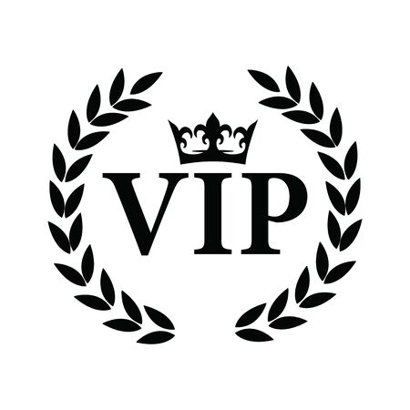 vip icon. privilage symbol vector logoのイラスト素材