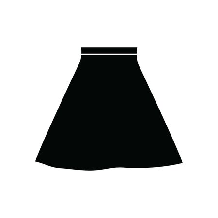 skirt vector icon. clothes clothing icon dressのイラスト素材