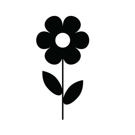 flower icon, eco icon. nature sing, logo ecoのイラスト素材
