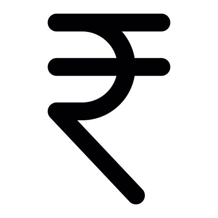 Indian Rupee icon. Indian Rupee sign. vectorのイラスト素材