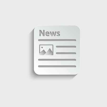 news icon. newspaper vector icon.のイラスト素材
