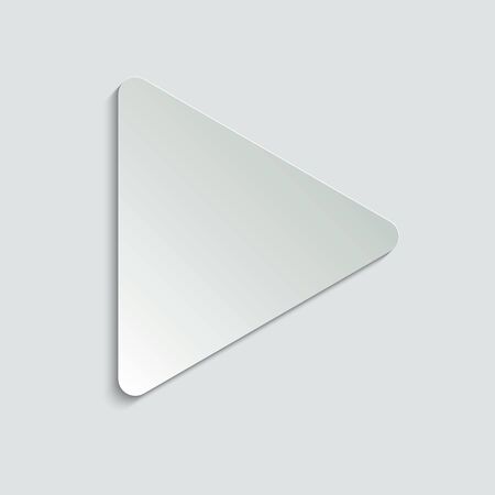 play icon. Video play symbol. Vector icon for website design, app.のイラスト素材