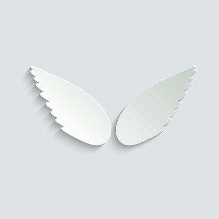wings icon vectorのイラスト素材