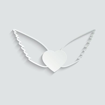 wings icon vectorのイラスト素材