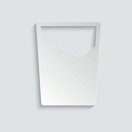 glass  icon vectorのイラスト素材