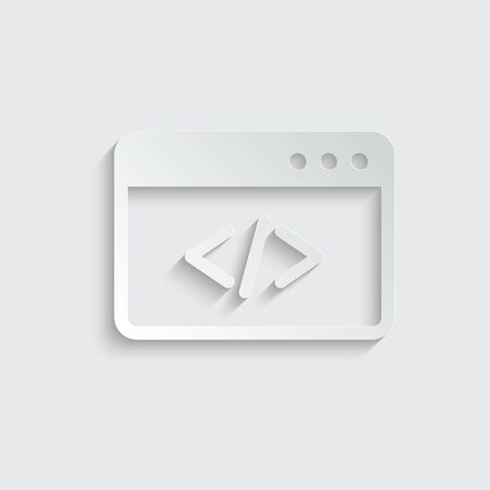 Browser icon, internet icon vectorのイラスト素材