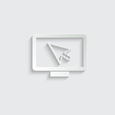 Laptop vector icon/ notebook vector icon.のイラスト素材