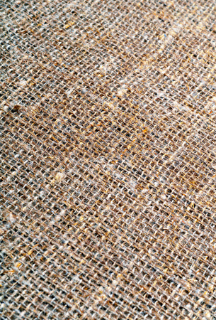 Burlap sacking texture backgroundの写真素材