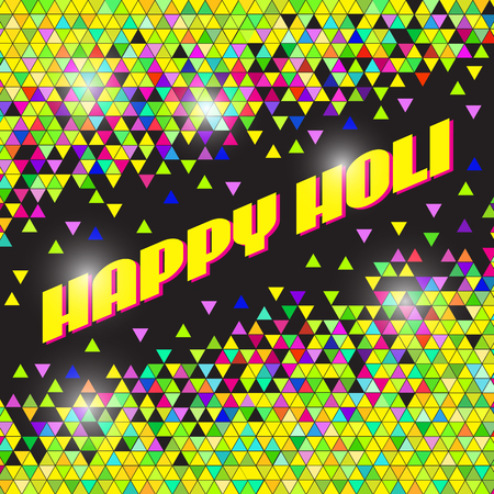 Happy Holi card.のイラスト素材