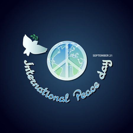 poster for the International Day of Peace.のイラスト素材