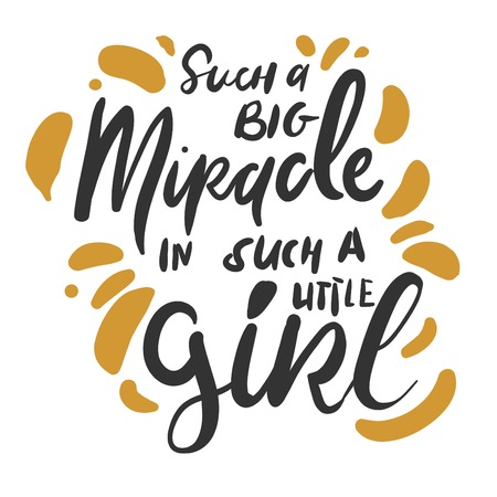 Girl quote. Inspirational and motivation quote for fitness, gym. Modern calligraphic style. Hand lettering and custom typography for t-shirts, bags, for postersのイラスト素材