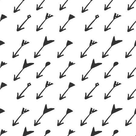 Arrow seamless pattern for your design.. textile patternのイラスト素材