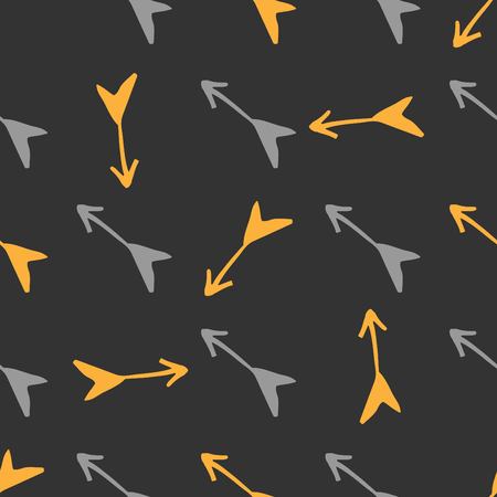 Arrow seamless pattern for your design.. textile patternのイラスト素材