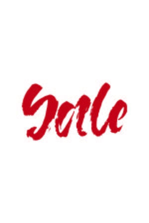 Sale . Grunge hand lettering designのイラスト素材