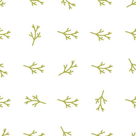 Modern Floral seamless pattern for your design: wallpapers, textile. Leaves and flowersのイラスト素材