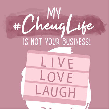 Slogans about cheuglife. New trendy teens millennial quotes. New English words. Quotes about old-fashioned and untrendy stuff.のイラスト素材